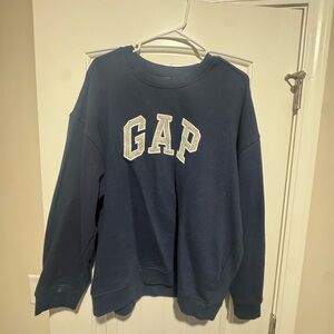 GAP Dark Blue Crewneck with White Logo